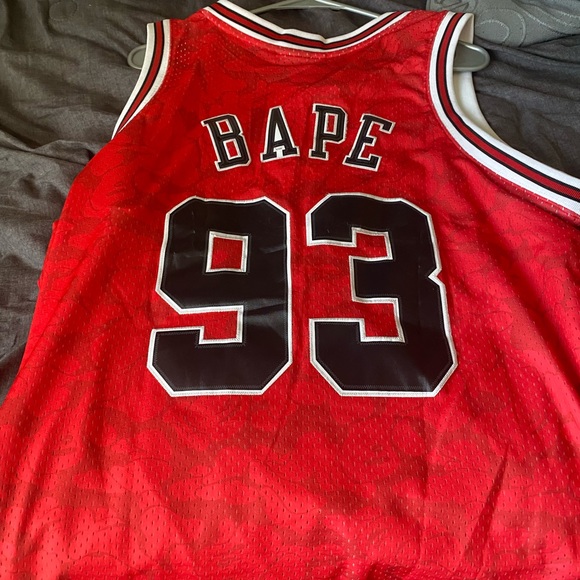 Bape Bulls Mitchell & Ness Jersey - Picture 3 of 5
